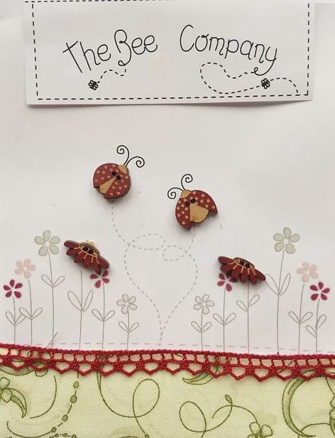 Ladybirds Button Pack