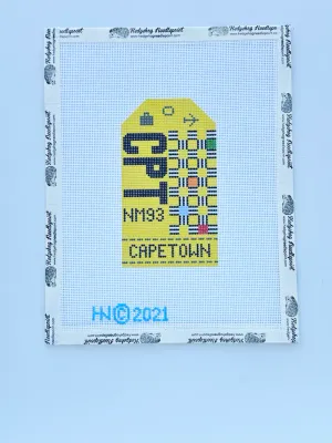 Capetown CPT - Retro Travel Tag