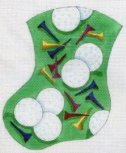 Golfing Collage - Mini Stocking