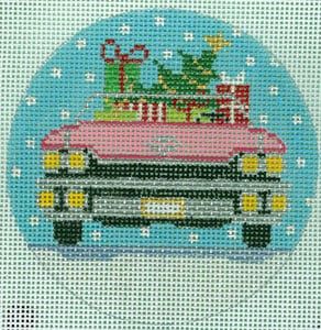 Pink Caddy Christmas