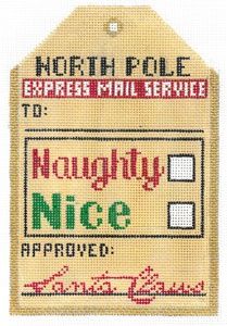 Gift Tag - Naughty or Nice