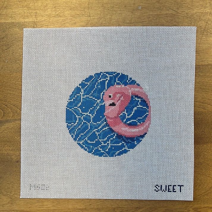 Flamingo Floatie Ornament