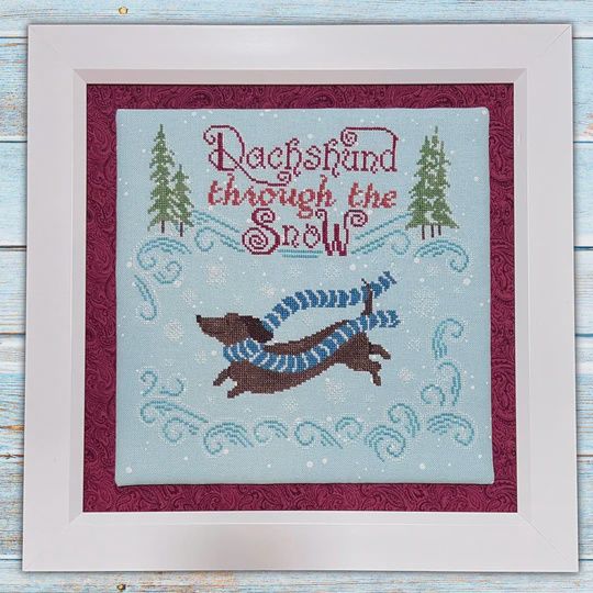 Dachshund through the Snow