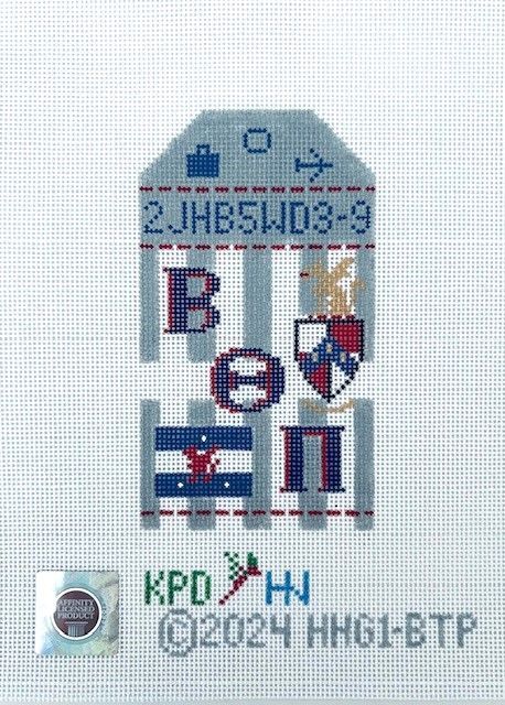 Beta Theta Pi - Fraternity Retro Travel Tag
