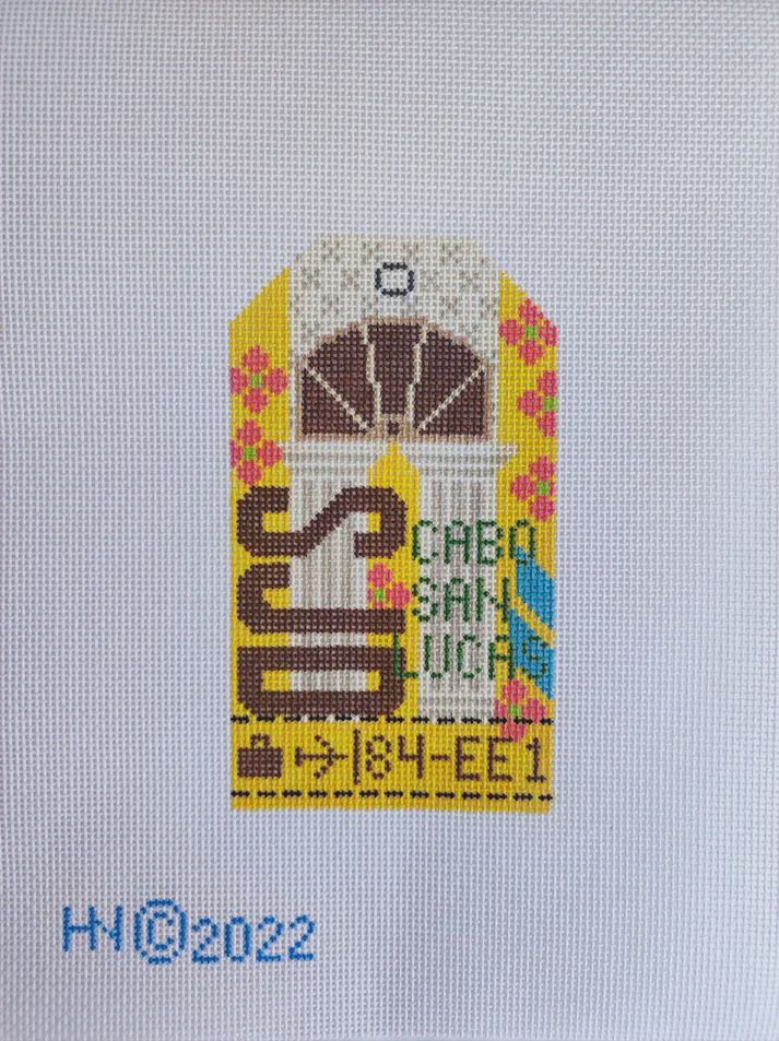 Cabo San Lucas SJD - Retro Travel Tag