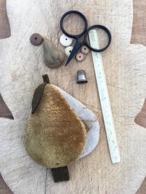Velvet Pear Needle Book