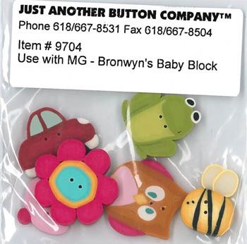 Bronwyn&#39;s Baby Block Button Pack