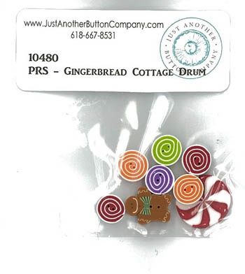 Gingerbread Cottage Drum (Praiseworthy Stiches)