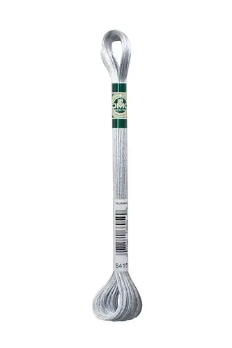 DMC Satin Floss - 415 - Pearl Gray