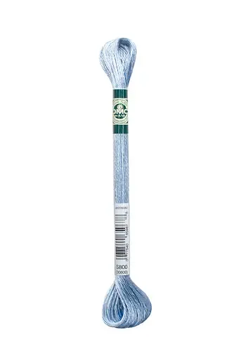 DMC Satin Floss - 800 - Delft Blue, Pale