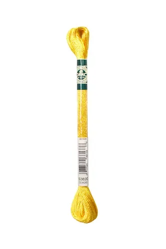 DMC Satin Floss - 3820 - Straw, Dark