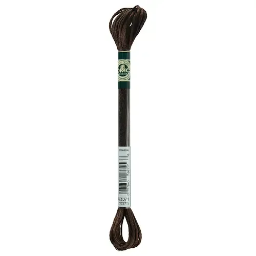 DMC Satin Floss - 3371 - Black Brown