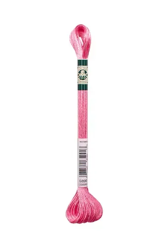 DMC Satin Floss - 899 - Rose, Medium