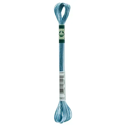 DMC Satin Floss - 932 - Antique Blue, Light