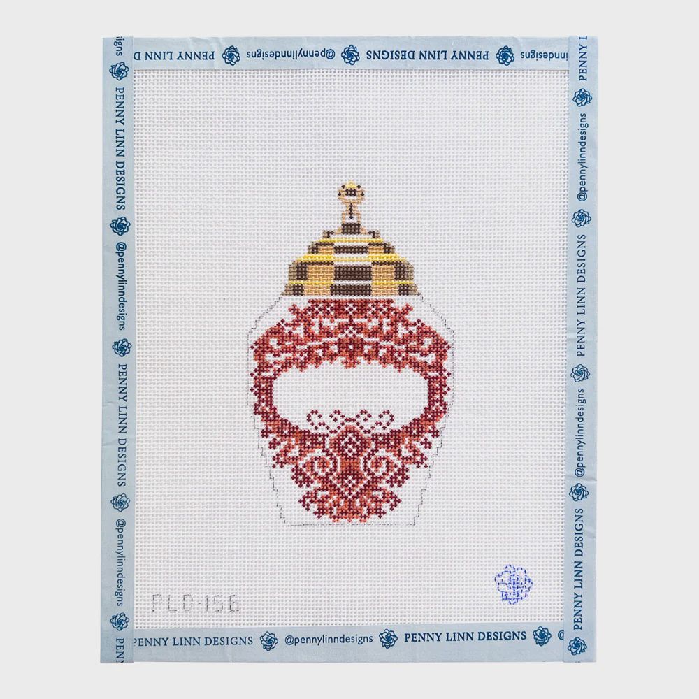 Tobacco Jar, Color: Deep Red