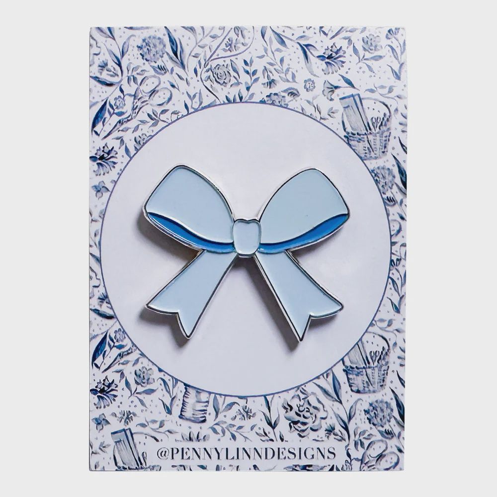 Bow Needle Minder, Color: Blue
