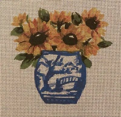Chinoiserie Sunflowers