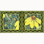 Yellow Echinacea Needle Case