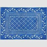 Napoleon&#39;s Bee Needle Case - Cobalt Blue and Cream