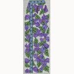 Violets in Ivory Needle Case