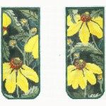 Yellow Echinacea 2-pc Eyeglass Case