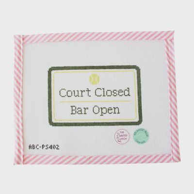 Court Closed, Bar Open - Tennis