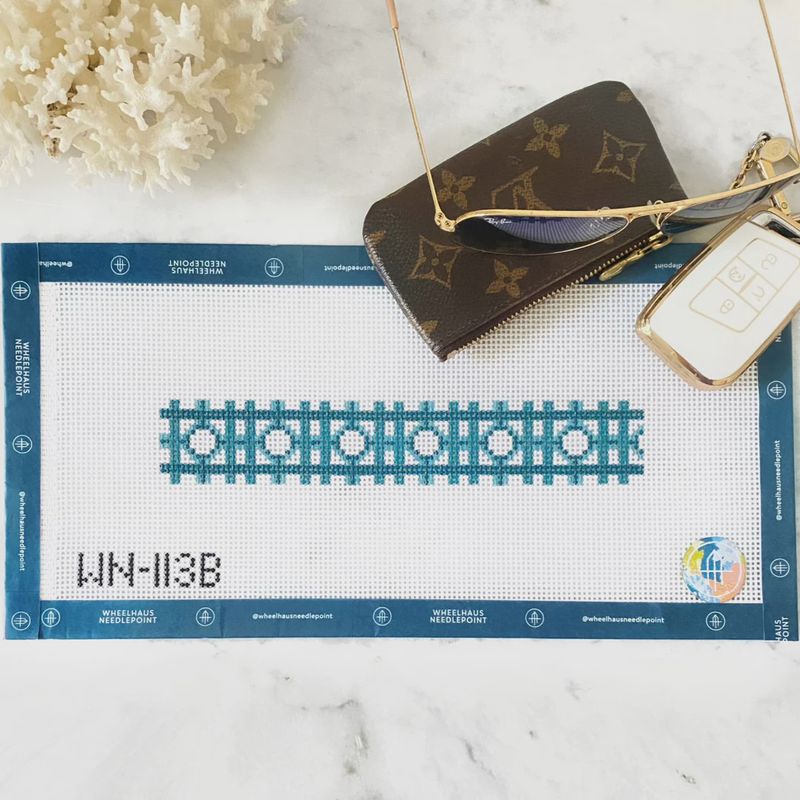 Blue Caning Key Fob