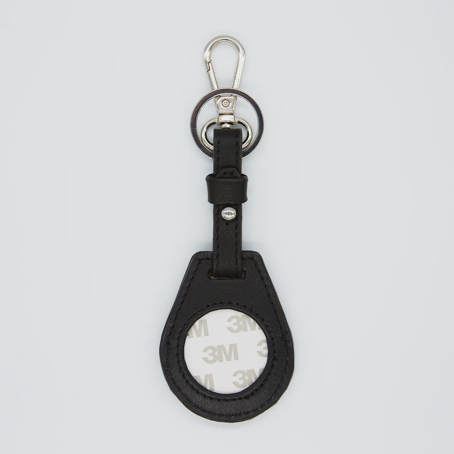 Leather Fob - Air Tag, Color: Black
