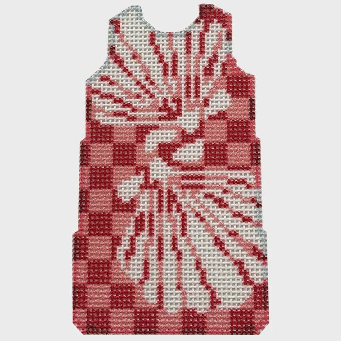 Mini Shift Dress - Shell Stencil - Pink
