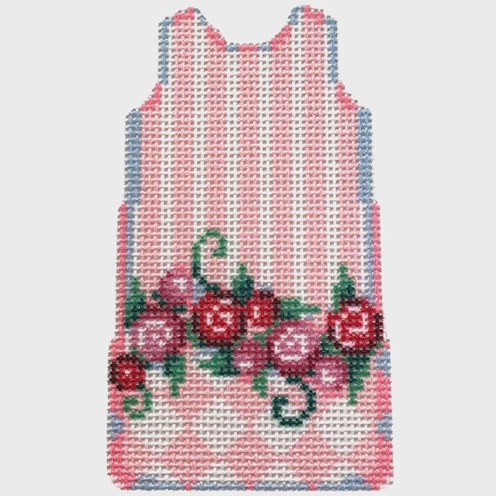 Mini Shift Dress - Stripes/Rose/Harlequin