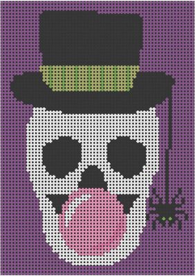 Bubble Gum Skull - Purple