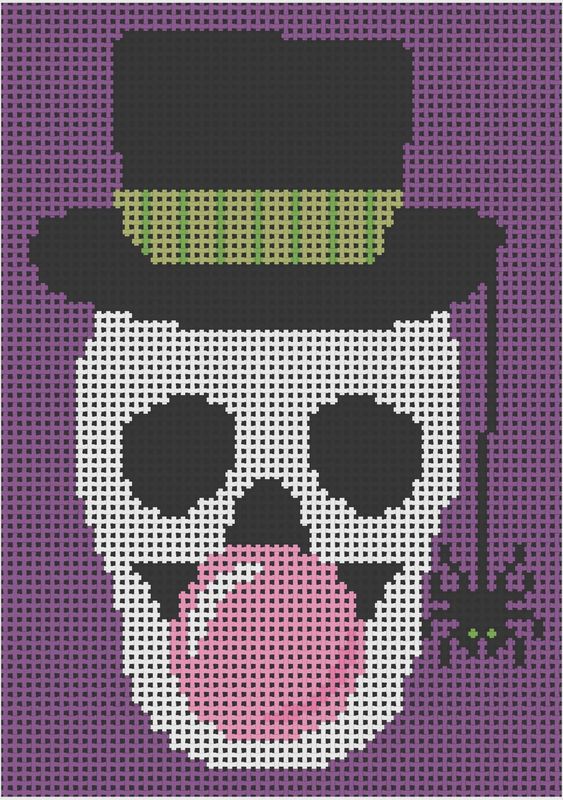 Bubble Gum Skull - Purple