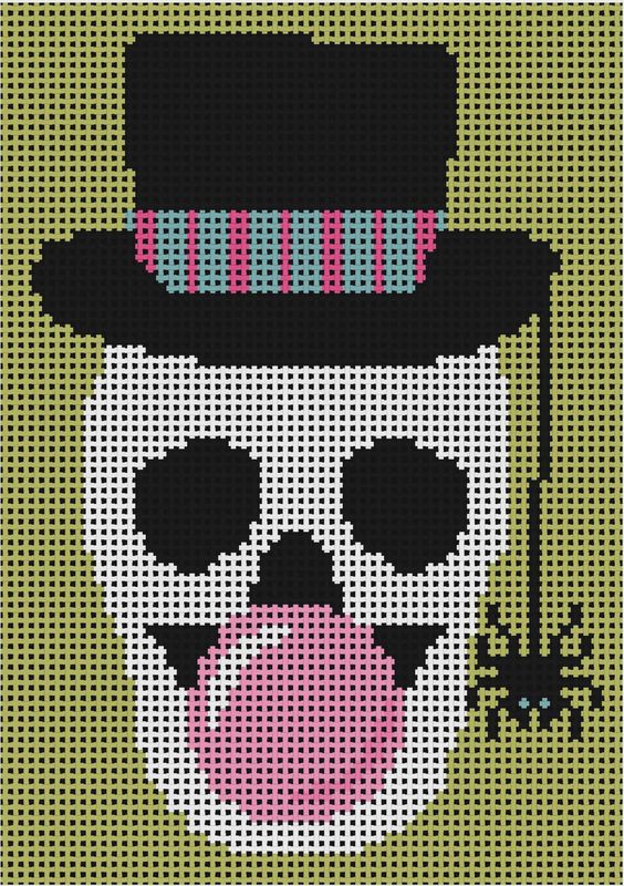 Bubble Gum Skull - Green