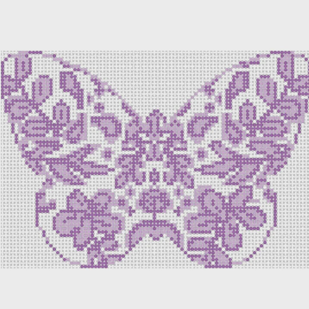 Chinoiserie Butterfly - Purple