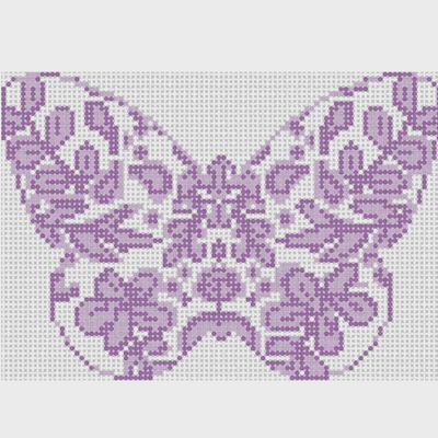 Chinoiserie Butterfly - Purple