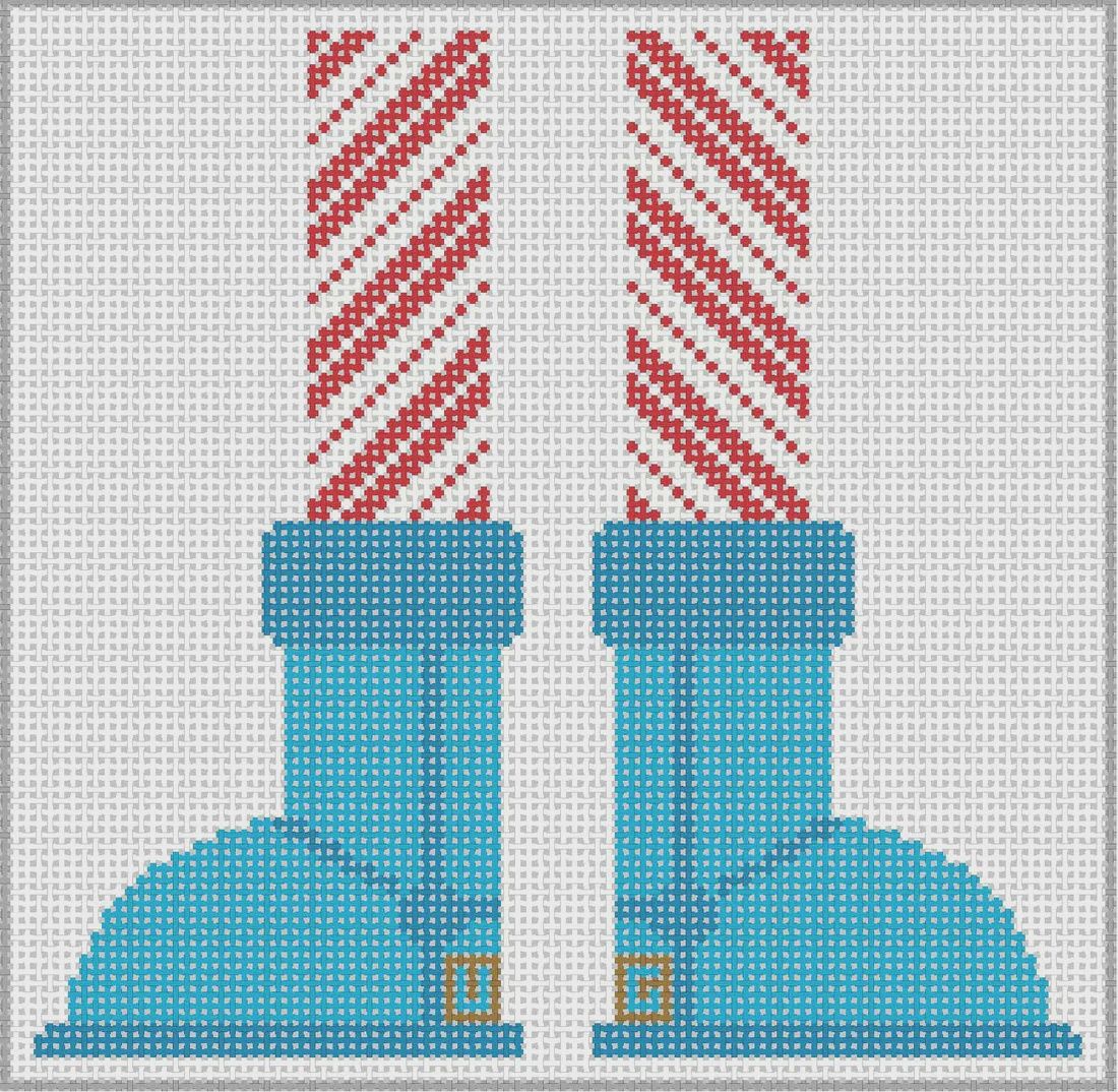 Elf in Boots - Blue