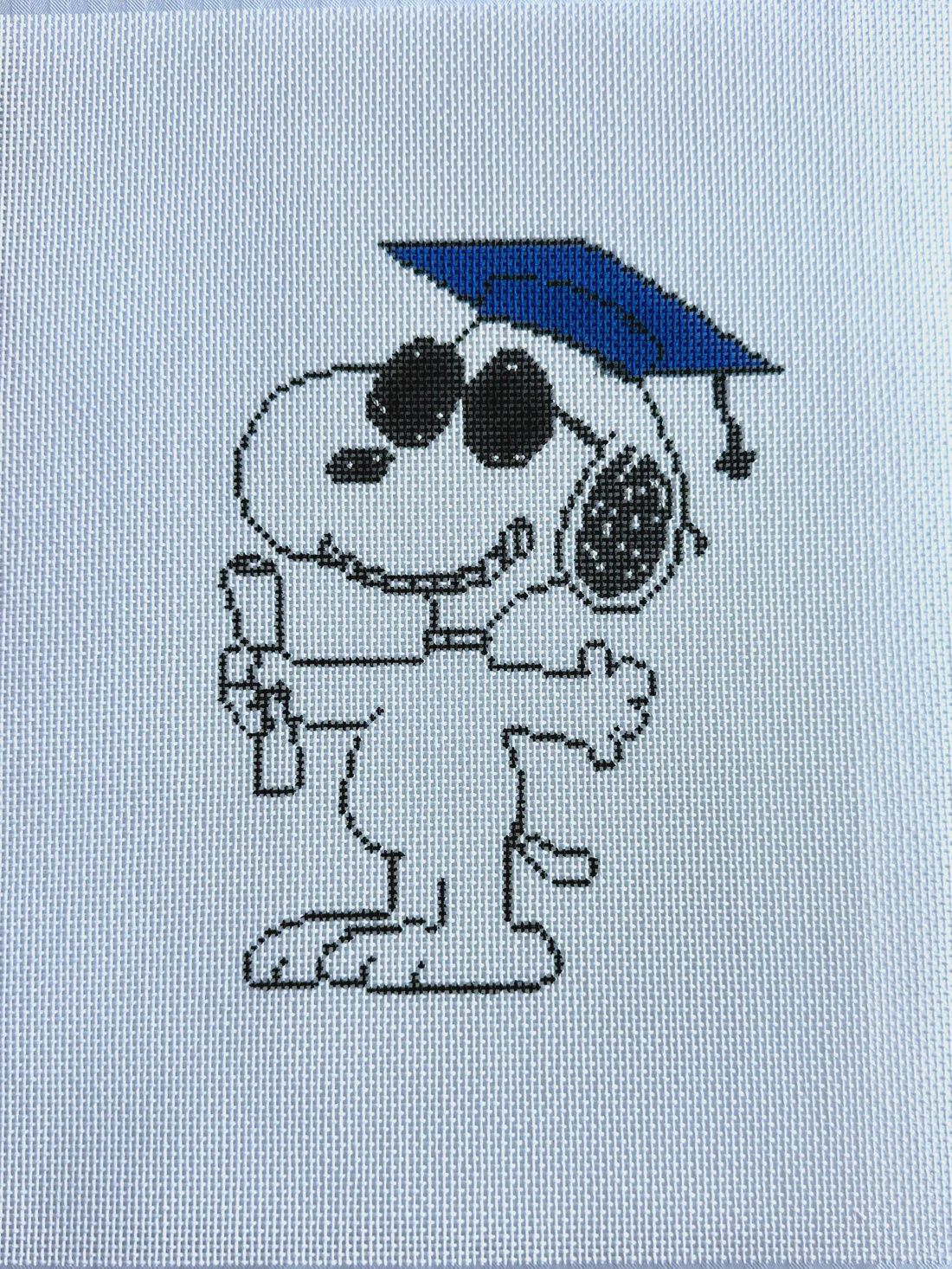 Snoopy Graduation Pose