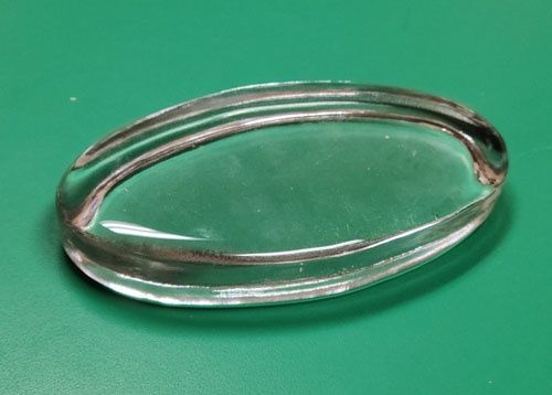 Oval Glass Paperweight