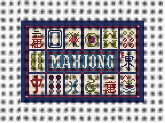 Mahjong Sapphire Card Bag