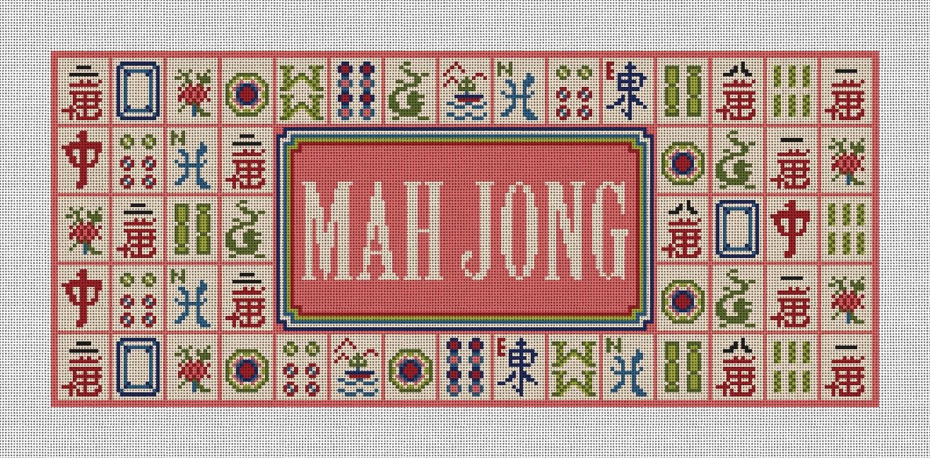 Mahjong Rose Tile Bag