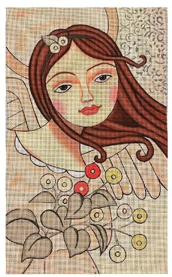 Angel with Flowers