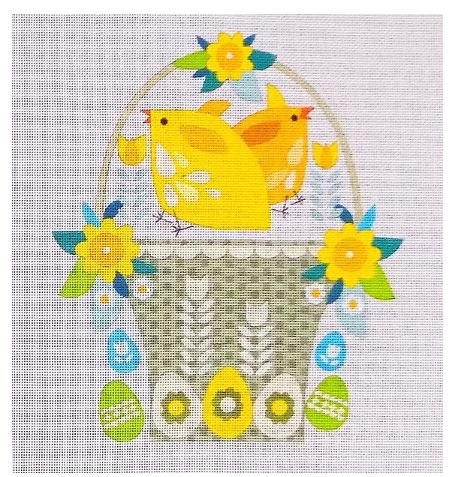 Chick in Basket