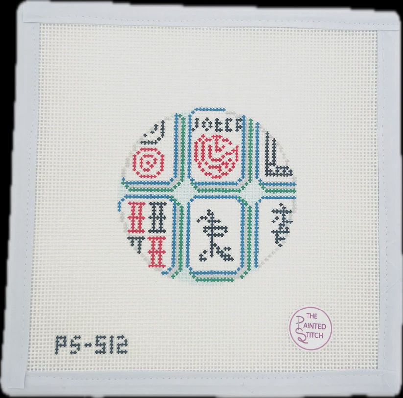 Mahjong Tiles - Round - Jewel - 13 mesh