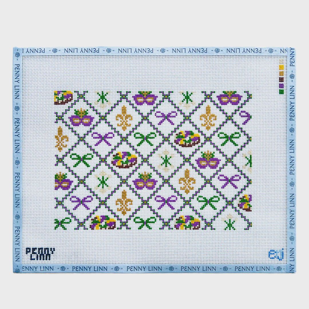 Mardi Party Tray Insert - 7&quot; x 10&quot;