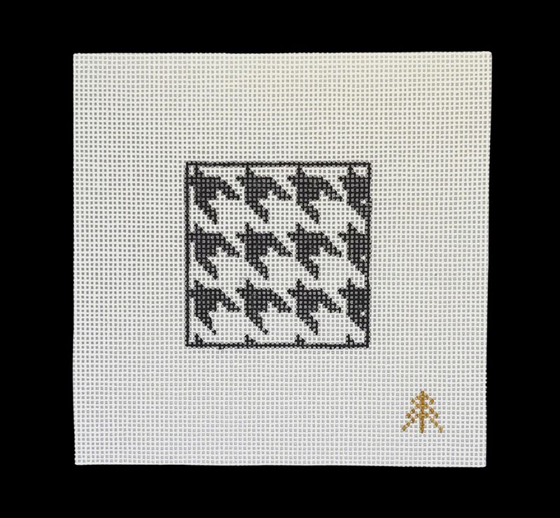 Black &amp; White Houndstooth Insert