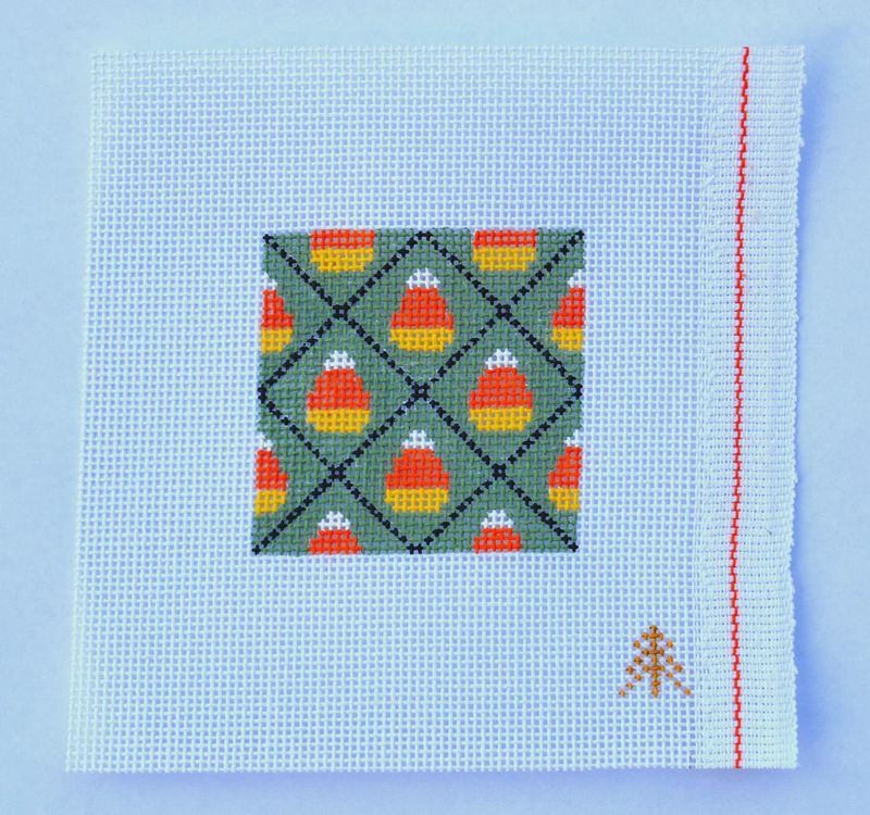 Candy Corn in Diamonds Insert