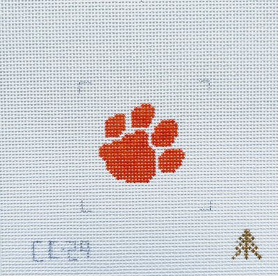 Clemson Paw, White Background - Insert