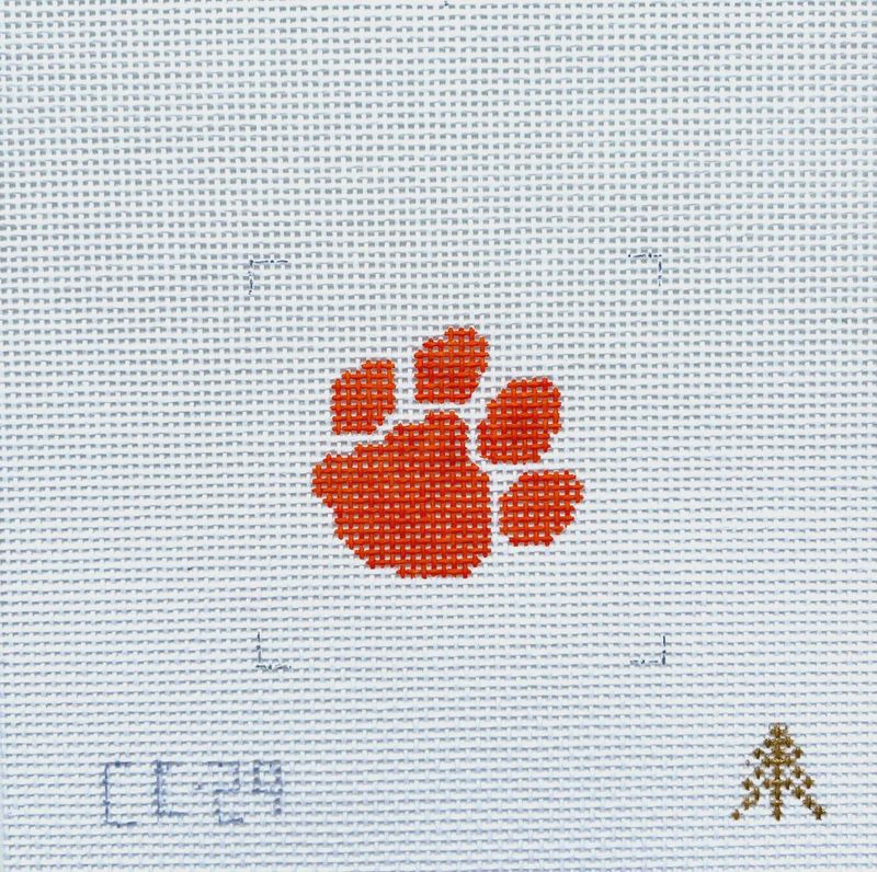Clemson Paw, White Background - Insert