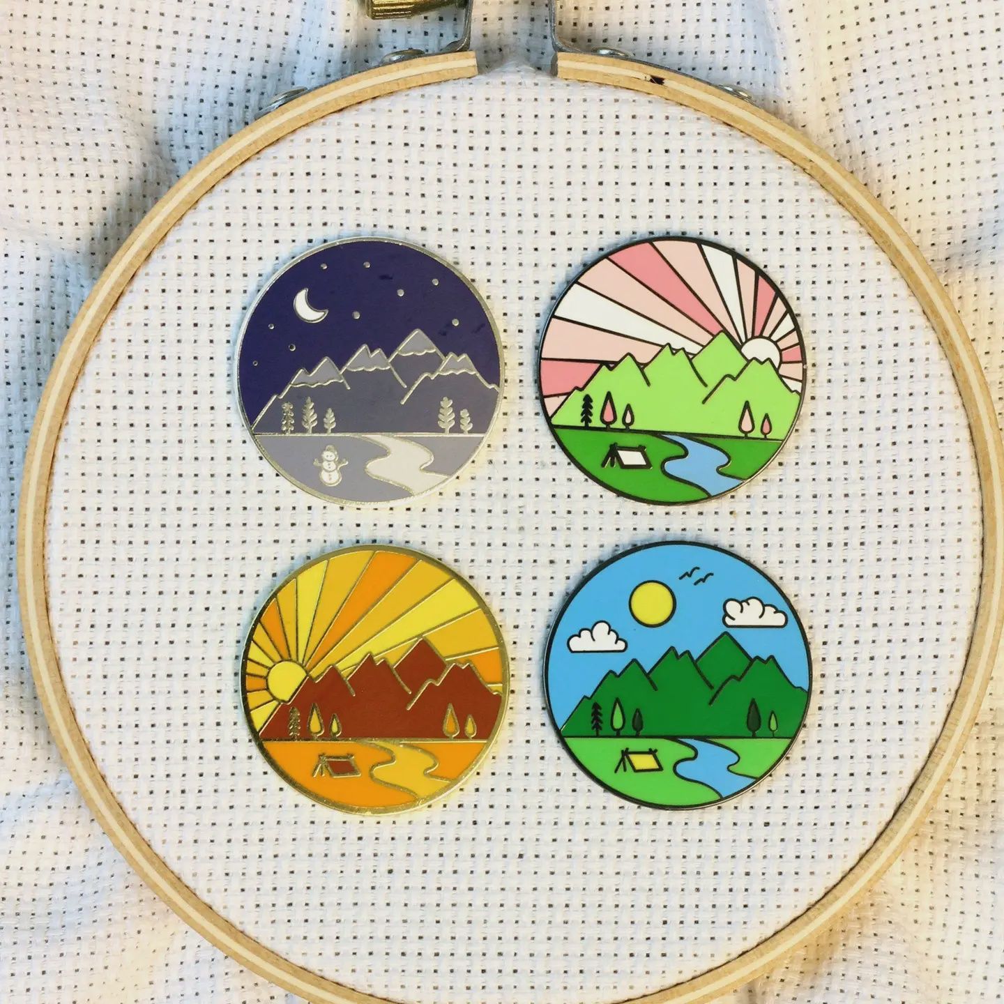 Four Seasons Needle Minders - Set of 4