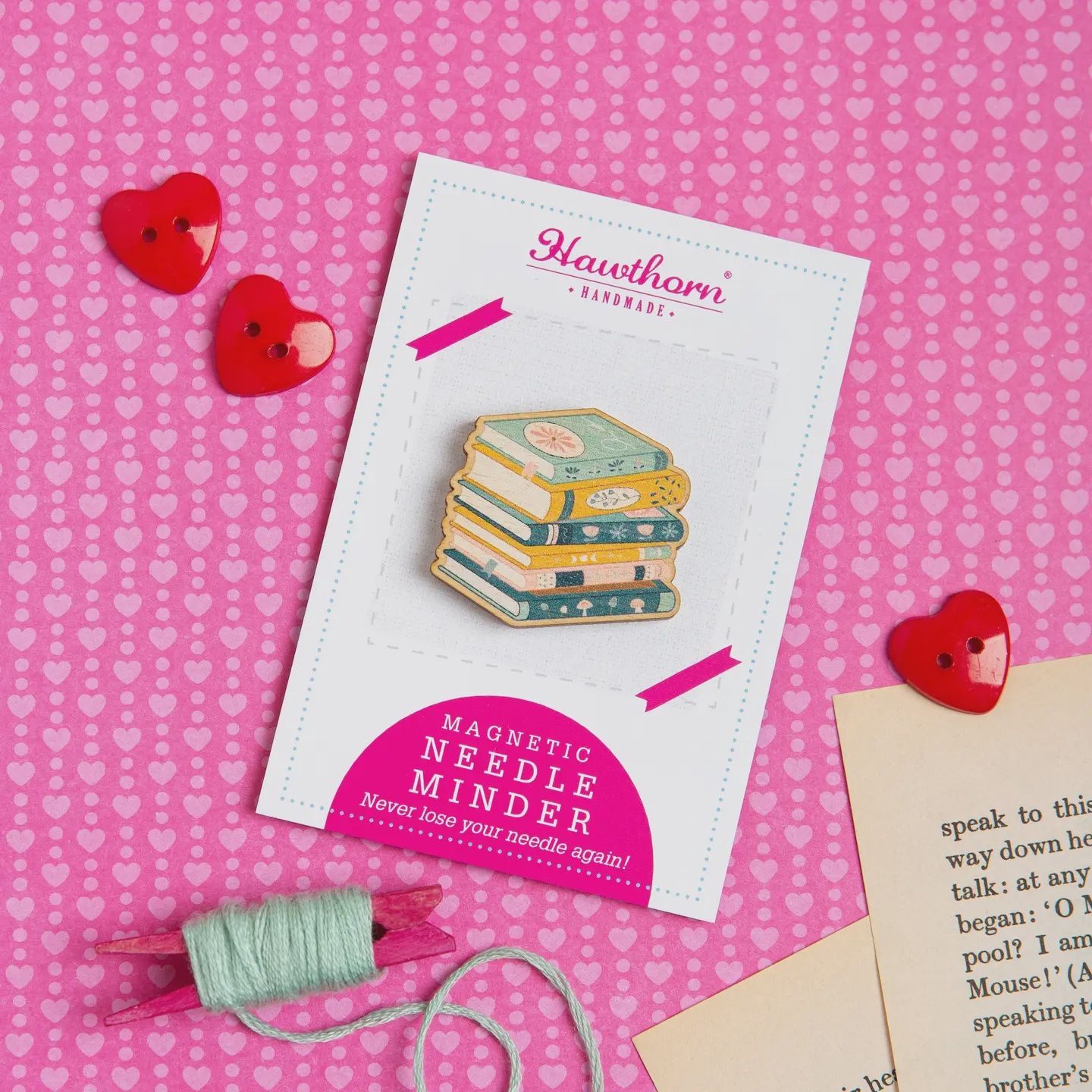 Book Lover Needle Minder